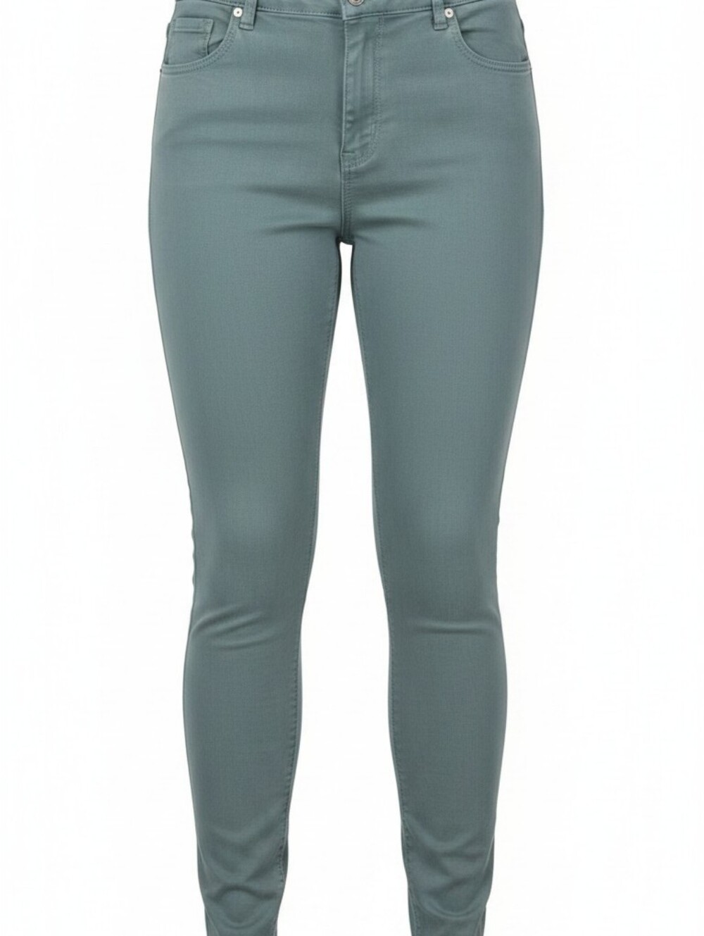 GO COLORS! Palette Premium Range Women's Jegging Leggings M Green Solid Stretch